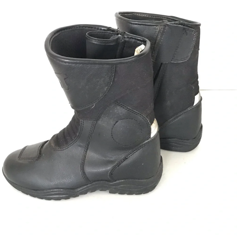 Bilt | Waterproof Motorcycle Boots Mens 36 US 4 Black Leather Wide
